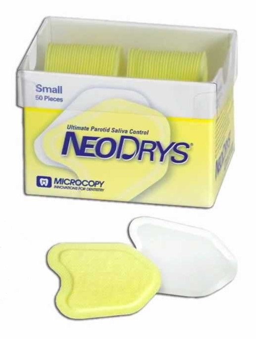Валики абсорбирующие NeoDrys (желтые) (Dry tips/Драй-типсы), Microcopy
