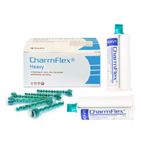 ЧармФлекс Хэви (CharmFlex Heavy), Корригирующий слепочный материал, высокой жесткости, 2катр.х50мл+6, DentKist