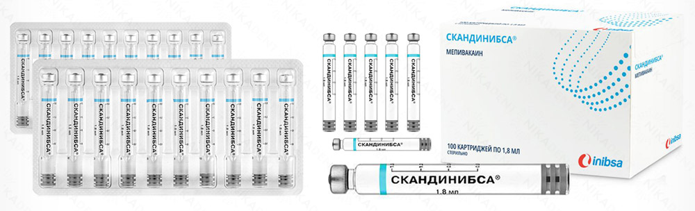 Скандинибса 3% местный анестетик для стоматологии