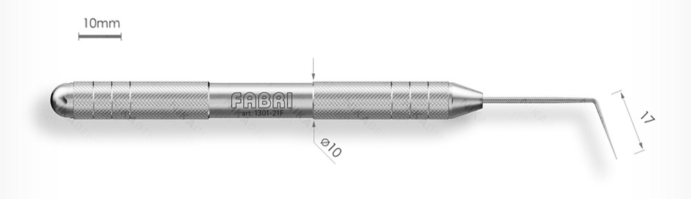 1301-21F Улучшенный зонд общего обследования с эргономичной ручкой Ø10мм