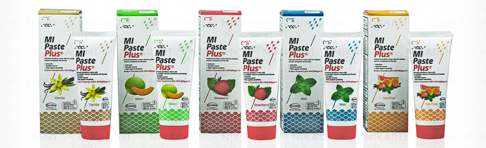Mi Paste Plus – гель с био-доступными кальцием, фтором и фосфатом для реминерализации эмали и восстановления минерального баланса в полости рта