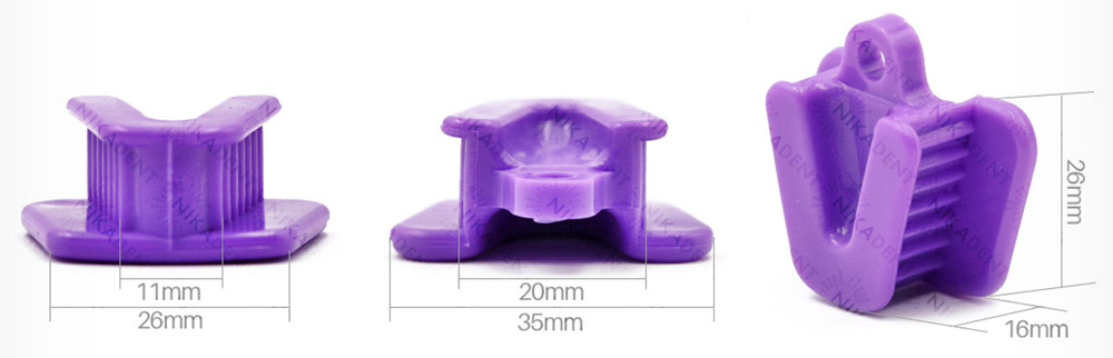 Прикусной блок стоматологический силиконовый для фиксации челюсти (роторасширитель), малый (детский).