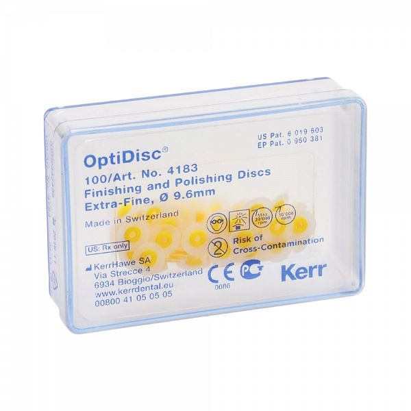 ОптиДиск (OptiDisc), 9,6мм, ультратонкие, 100шт, 4183, KERR
