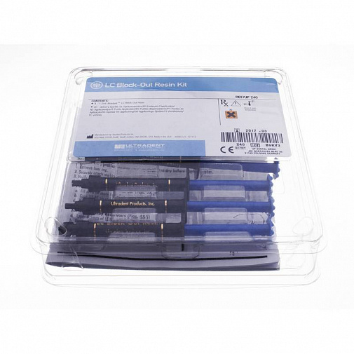 Смола-гель ЛС Блок (LC Block-Out Resin Kit) для создания резервуаров в капе (4 шпр.), UL240, Ультрадент