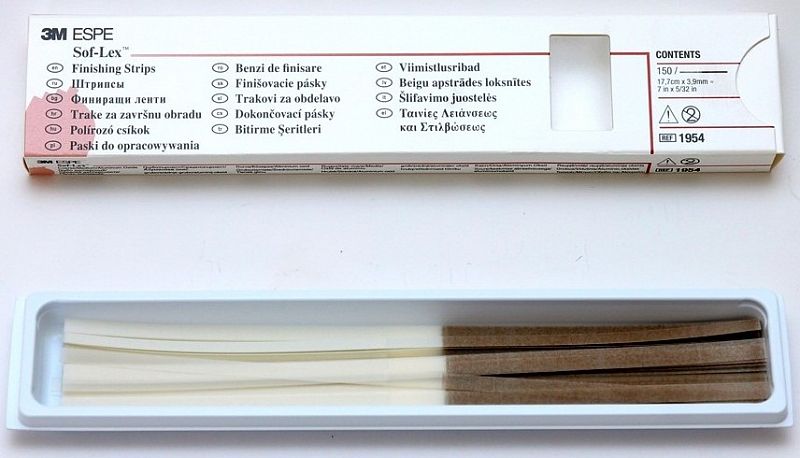 Штрипсы пластиковые Соф-Лекс (Sof-Lex), грубые/средние, 150шт, 1954, 3M