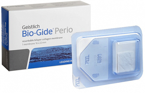 Био-Гайд (Bio-Gide Perio), мембрана,16ммх22мм, Geistlich