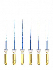 Машинные файлы MG3 II Blue 25мм 03 №15, стерильные файлы, никель-титан, 6шт, ЕВРОФАЙЛ