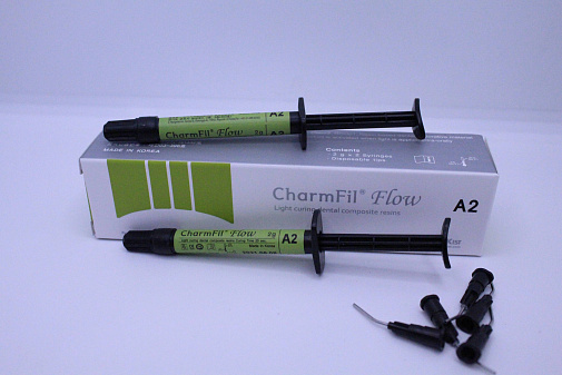 ЧармФил Флоу (CharmFil Flow), A2, жидкотекучий материал светового отверждения, 2шпрх2г, DentKist