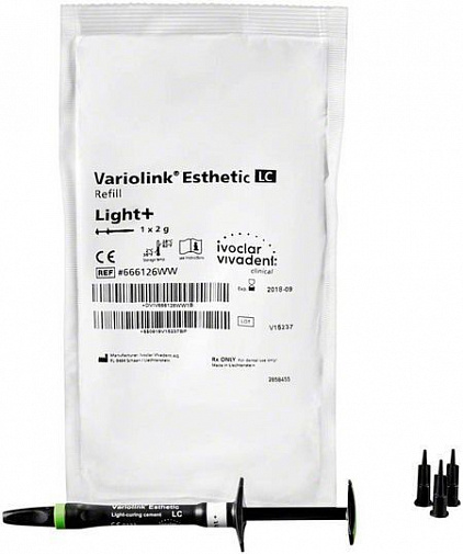 Вариолинк Esthetic LC Refill (2г), light+, 666126, Ивоклар-Вивадент