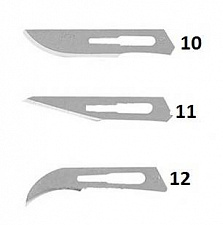 Лезвия для скальпеля №12 (100шт), Ensent