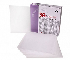 Пластины EV Gasket для изготовления капп для отбеливания, квадратные, Bleaching 040 (127х127х1,0мм), 25шт, 3A MEDES