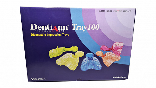 Ложки оттискные для снятия слепков Implant Tray DentiAnnTray100, набор (100шт), Seil Global