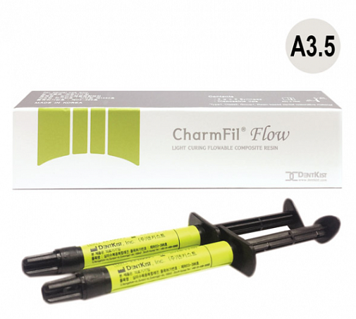 ЧармФил Флоу (CharmFil Flow), A3,5, жидкотекучий материал светового отверждения, 2шпрх2г, DentKist