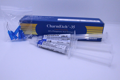 ЧармЭтч HV 35% (CharmEtch 35% HV), протравочный гель, 3шпрх3мл, DentKist