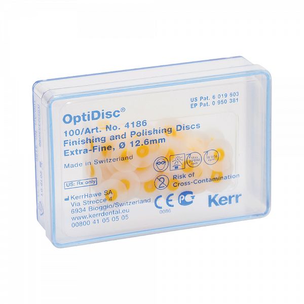 ОптиДиск (OptiDisc), 12,6мм, ультратонкие, 100шт, 4186, KERR