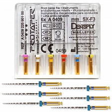 Машинные файлы ProTaper 25мм F3 (6шт), A041122510312, МАЛИФЕР