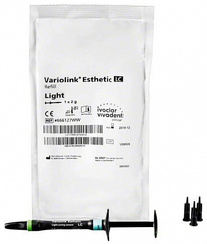 Вариолинк Esthetic LC Refill (2г), light, 666127, Ивоклар-Вивадент