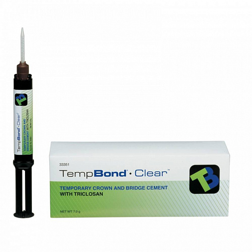 Темп-бонд Клир (TempBond Clear), цемент, 1шпр.х 6гр, 33351, KERR