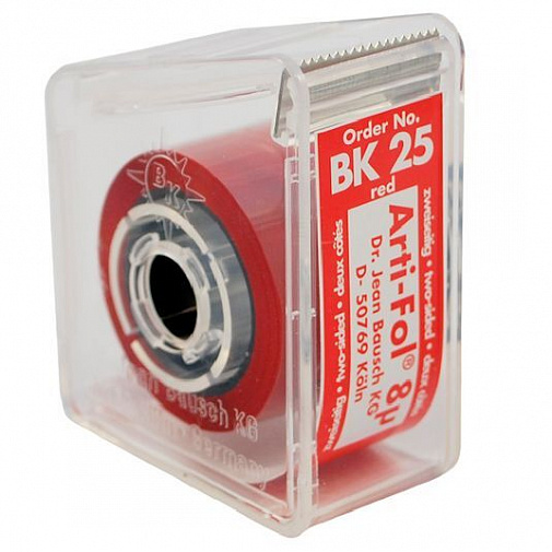 ВК 25, Фольга красн.двухст. (8мкм, 22мм х 20м), Bausch