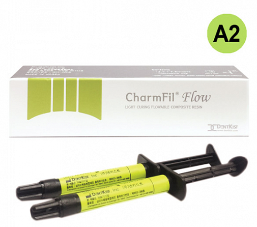 ЧармФил Флоу (CharmFil Flow), A2, жидкотекучий материал светового отверждения, 2шпрх2г, DentKist