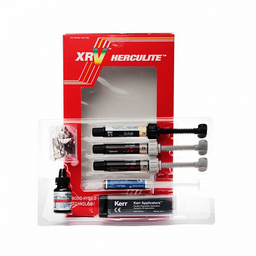 Геркулайт XRV Мини Кит (Herculite XRV Mini Kit), 3шпр.x3гр+ Бонд 3мл, 62829, KERR