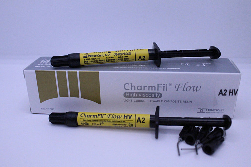 ЧармФил Флоу (CharmFil Flow), A2 HV, жидкотекучий материал светового отверждения, 2шпрх2г, DentKist