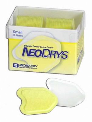 Валики абсорбирующие NeoDrys (желтые) (Dry tips/Драй-типсы), Microcopy
