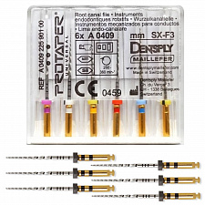 Машинные файлы ProTaper 31мм F4 (6шт), A041123110412, МАЛИФЕР
