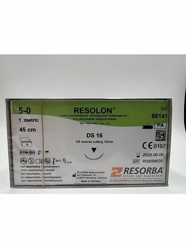 Резолон M1 (5/0) 45см DS 16, обр.-реж. 3/8 (36шт) 88141