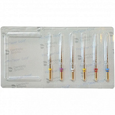 Протейпер Голд (Protaper Gold) стерильные файлы 25мм ассорти SX-F3, 6шт, A0409225G0103 МАЛИФЕР
