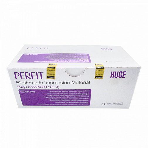 Перфит Патти (PERFIT Putty ), А-силиконовый слепочный материал, 400г+400г, VinciSmile