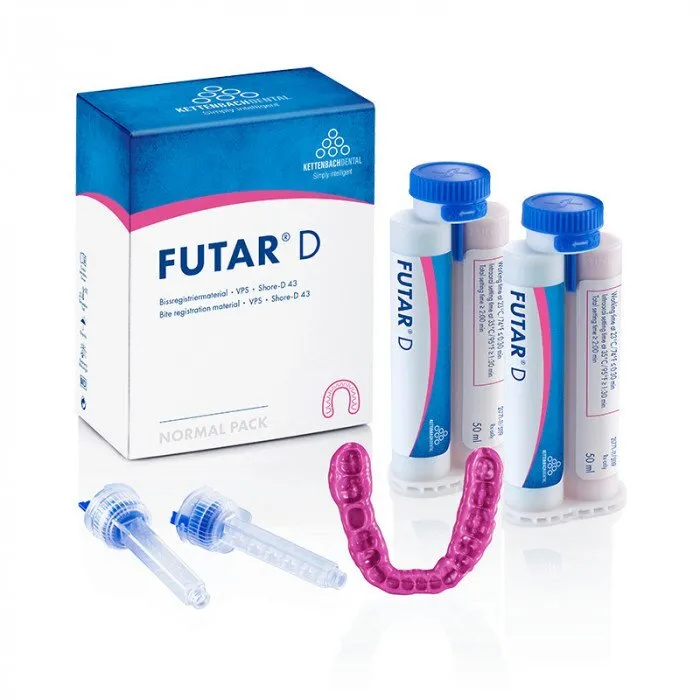 ФУТАР Д (Futar D), материал для регистрации прикуса, 2х50мл, 11932, Kettenbach