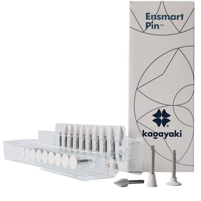 Чашки полиры грубые белые (30шт) (Ensmart Pin 125) KAGAYAKI