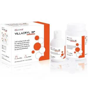 Виллакрил SP (Villacryl SP), V4, материал для изготовления акриловых частей бюгельных протезов, 500г+300мл, V120V4Z04, Everall7