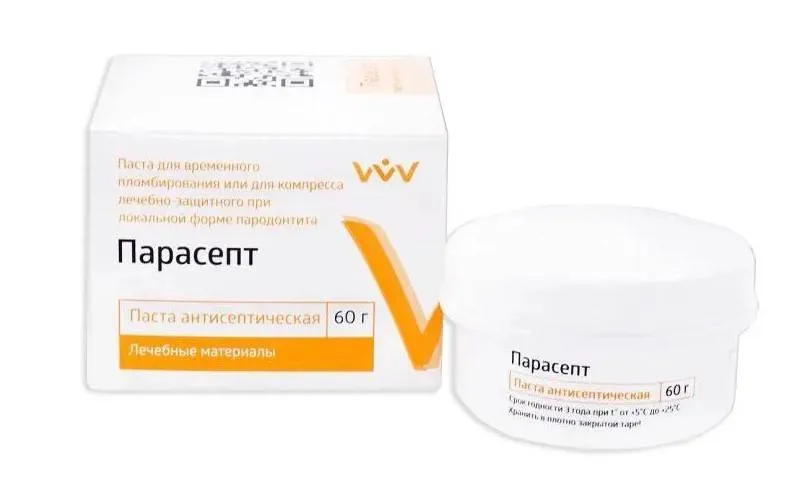 Парасепт, антисептический компресс, 60г, ВладМиВа