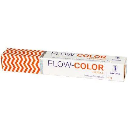 Флоу Колор (Flow-Color), оранжевый, шприц, 1г, ARKONA