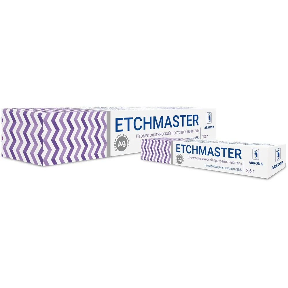 Протравочный гель Etchmaster 36%, шприц, 13гр, ARKONA