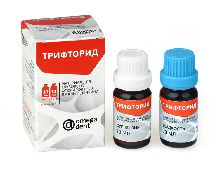 Трифторид- материал для глубокого фторирования эмали, ОМЕГА