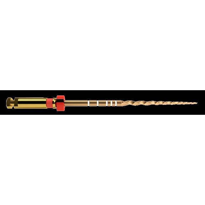Протейпер Голд (Protaper Gold) стерильные файлы 25мм F2, 6шт, A0411225G0203, МАЛИФЕР