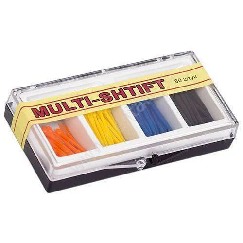 Беззольные штифты №4 черные, (80шт) 2,0мм, Multi-Shtift