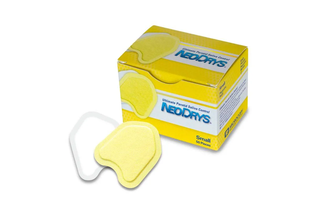 Валики абсорбирующие ЗЕРКАЛЬНЫЕ NeoDrys (желтые) (Dry tips/Драй-типсы), Microcopy