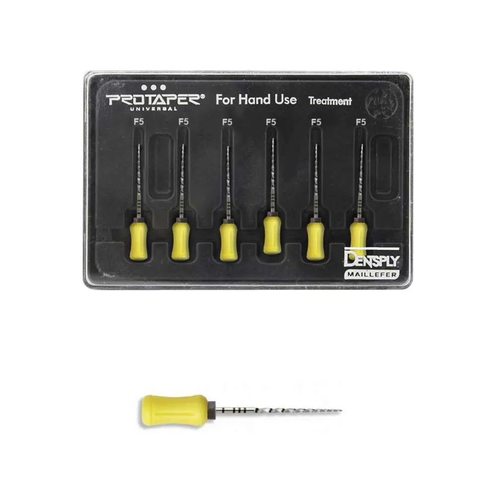 Ручные файлы ProTaper Hand 25мм F5 (6шт), A041702510512, МАЛИФЕР
