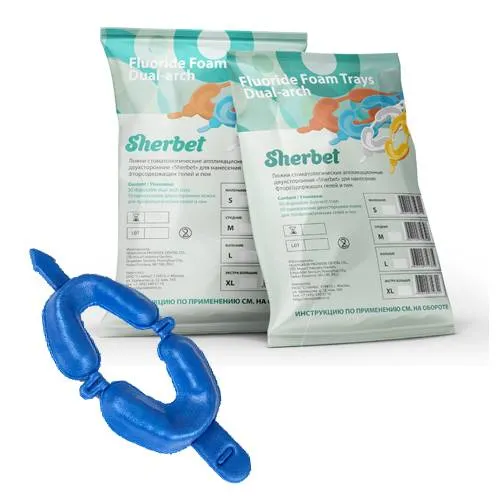 Ложки для аппликаций большие синие (50шт), Sherbet